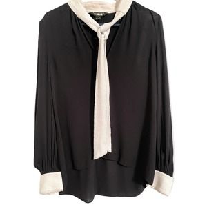 Rachel Zoe Sequin Tie Courtney Top Size 6